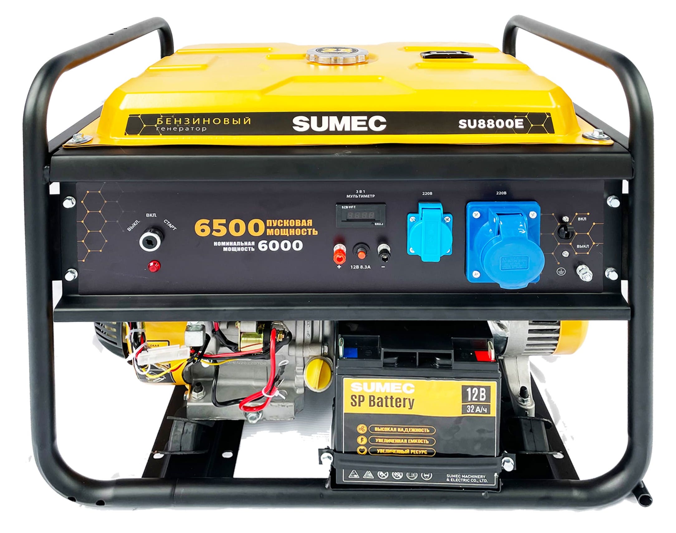 Генератор бензиновый SUMEC SU8800E (6,0 кВт)