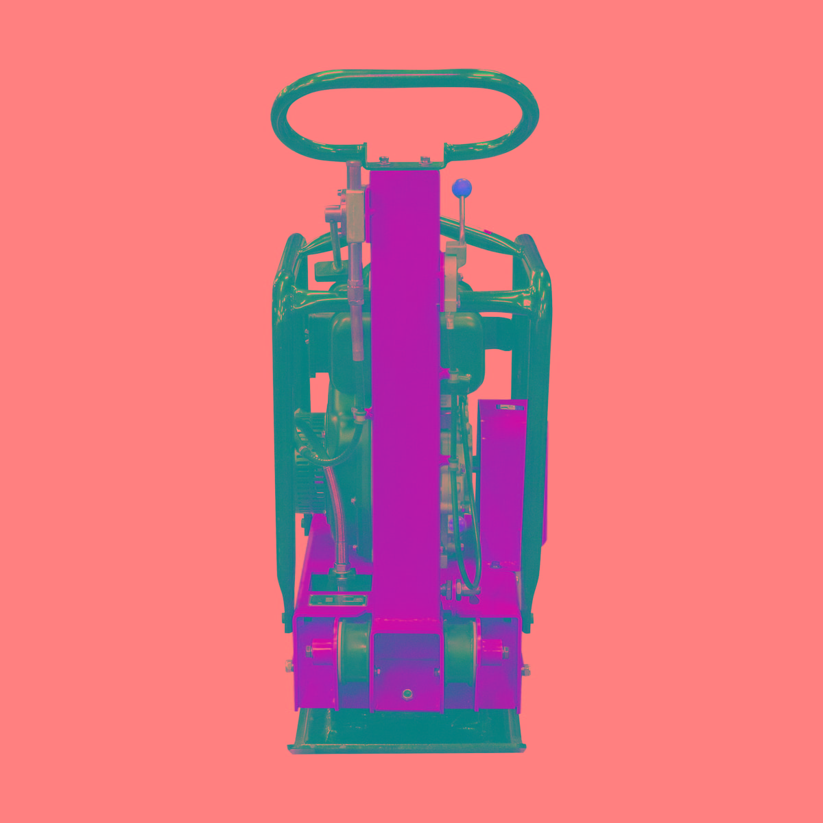 Виброплита реверсивная дизельная Masalta MSH160-1 (168 кг), изображение 2