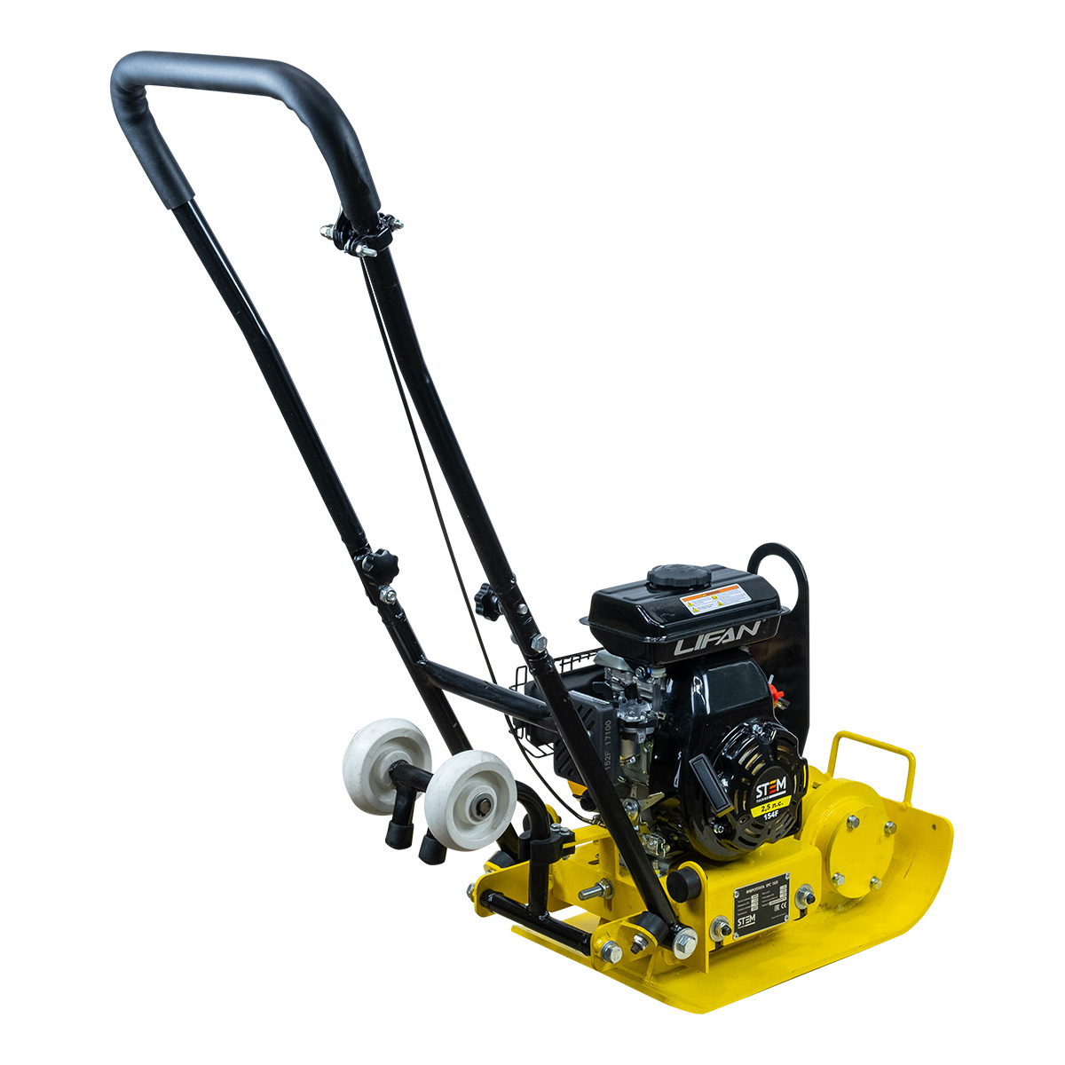 Виброплита прямоходная бензиновая STEM Techno SPC 152E (50 кг), изображение 2